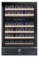 Винный шкаф Temptech Premium WPQ60DCB двухзонный 