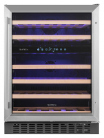 Винный шкаф Temptech Premium WPX60DCS нерж. сталь 