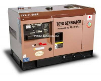 Дизельный генератор TOYO TKV-7.5 SBS 