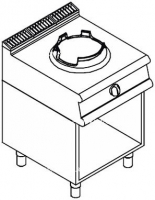 Плита газовая WOK Apach Chef Line LRWG67OS