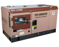 Дизельный генератор TOYO TKV-14 TBS 