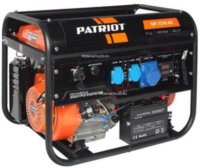 Бензиновый генератор PATRIOT GP 7210AE 