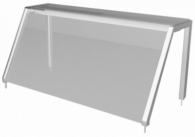 Настольная полка Optima Shelf 113/GC гнутое стекло