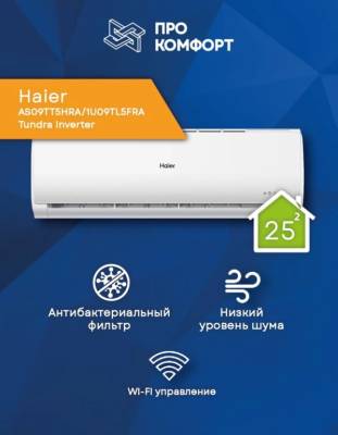 Сплит-система Haier AS09TT5HRA/1U09TL5FRA Tundra Inverter
