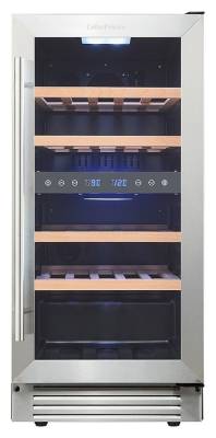 Винный шкаф Cellar Private CP027-2T серебристая дверь