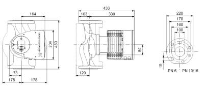 Циркуляционный насос Grundfos MAGNA3 100-40 F