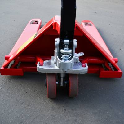 Широковильная гидравлическая тележка OX25-PU115(W850) OXLIFT 